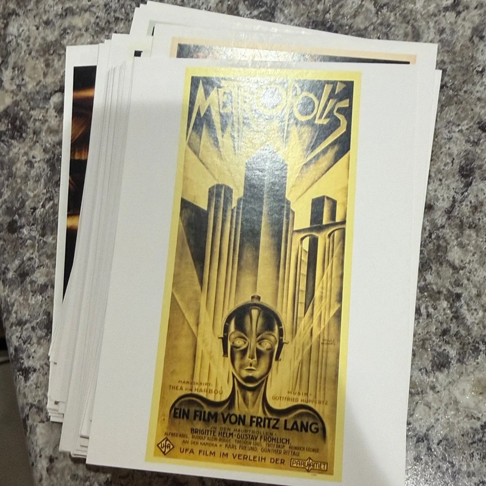 MOMA Museum of Modern Art NYC 50 Movie Posters Postcards Classic Film Hollywood